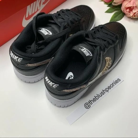 Nike Dunk Low Animal Swoosh Black NWT - Picture 7 of 10